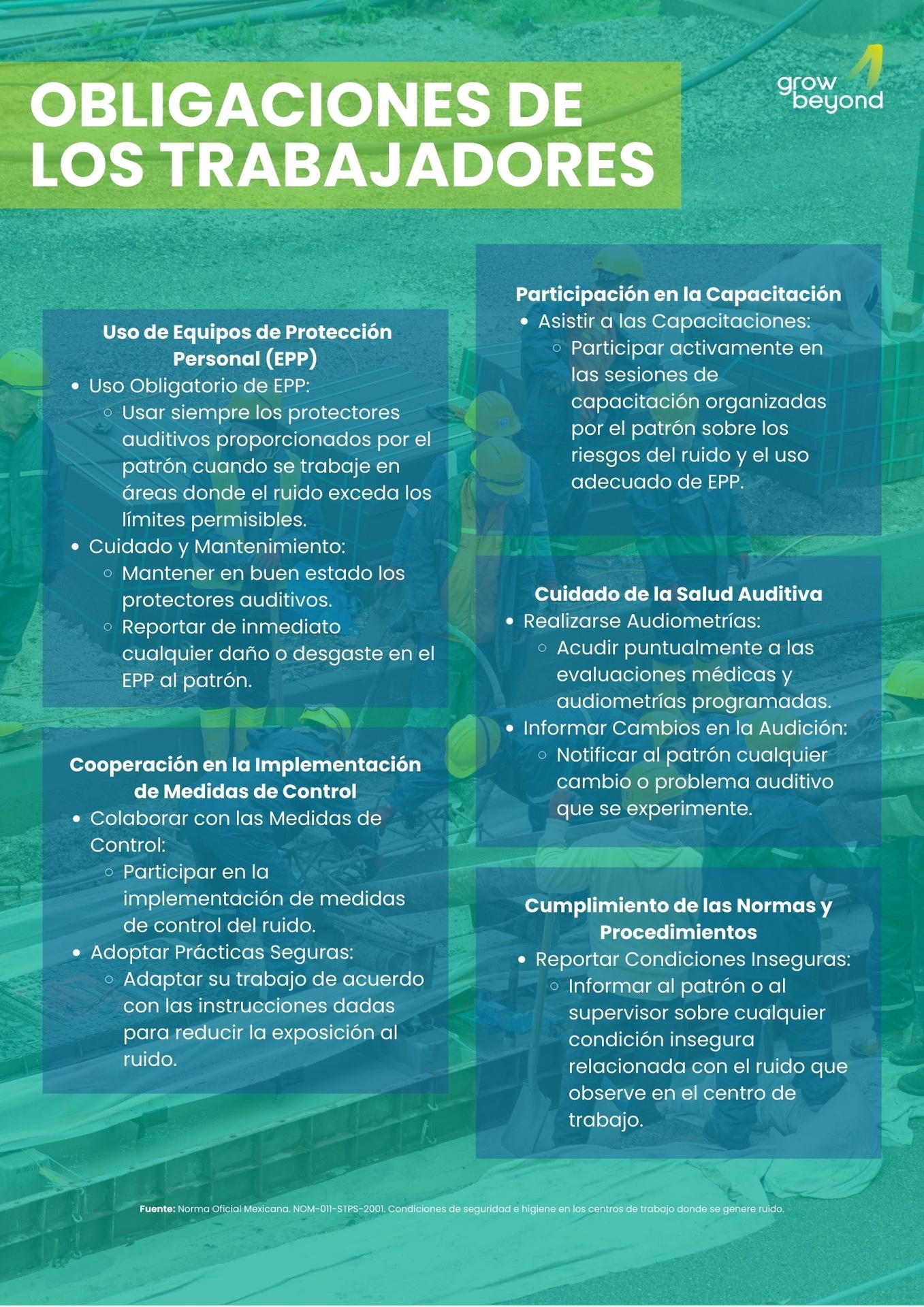 Obligaciones de los Trabajadores